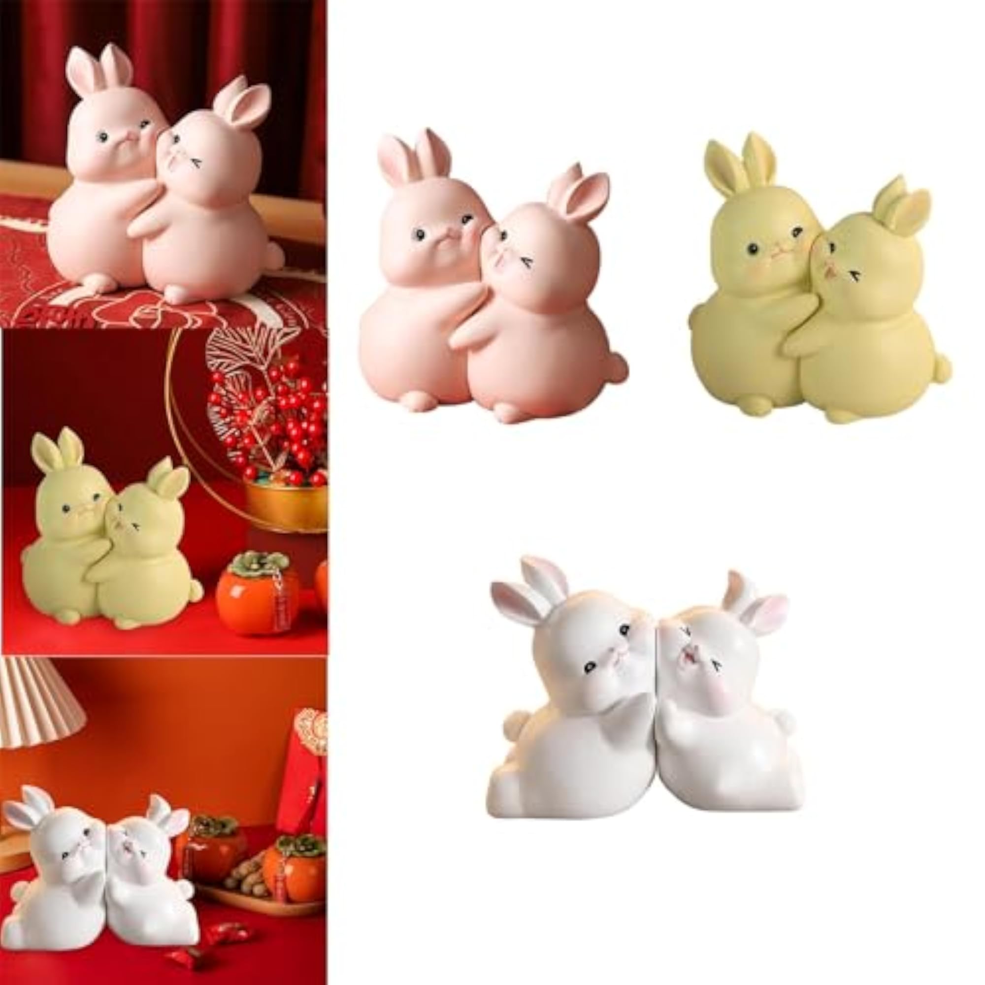 Cute Rabbit Bookends for Kids Rooms